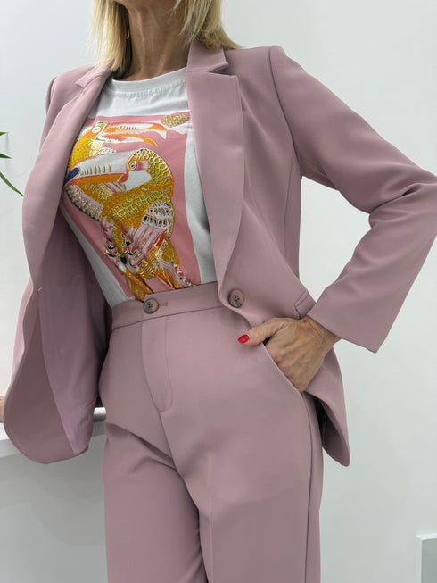 Tailleur un petto Tenqs